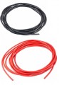 Провод силиконовый 22 AWG красный, черный