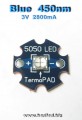 XM-L 450nm Blue (синий) 21 мм