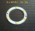  6 x Cree XP-G3 6B  3A