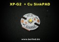 XP-G3 SinkPAD 16мм Медь